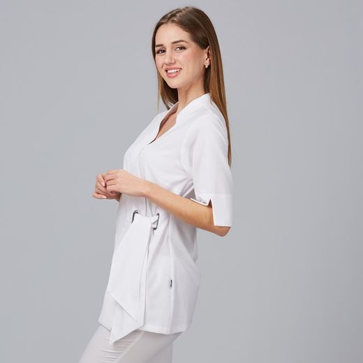Blusa Mujer Bugula (Diseño Cruzado y Manga 3/4)
