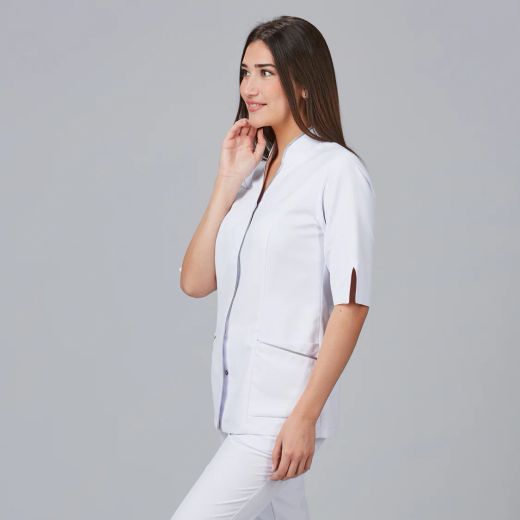 Blusa Mujer Cuba (Microfibra Cuello Chimenea)