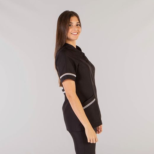 Blusa Mujer Fátima Microfibra (Detalle Vainica)