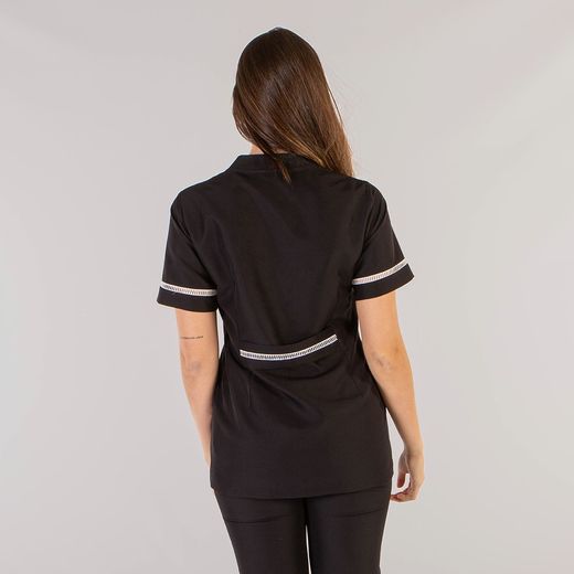 Blusa Mujer Fátima Microfibra (Detalle Vainica)