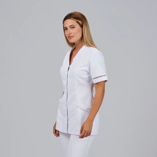 Blusa Mujer Fátima Microfibra (Detalle Vainica)