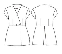 Casaca mujer Lirio negro o blanco