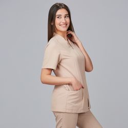 Blusa Mujer Menorca (Cremallera y Cuello Mao)