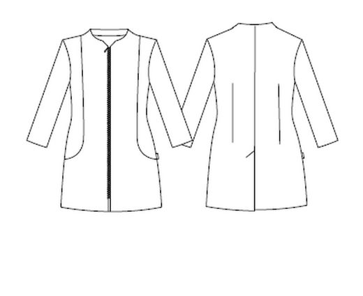 Blusa Mujer Sicilia Manga Larga (Cierre Cremallera)