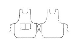 Chasuble avec poche diverses couleurs