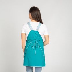 Casulla turquesa estampado letras
