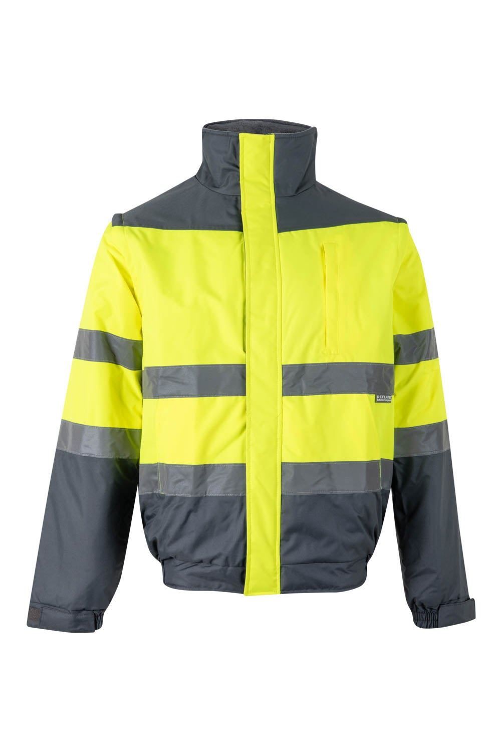 Cazadora acolchada bicolor AV Gris / 2XL