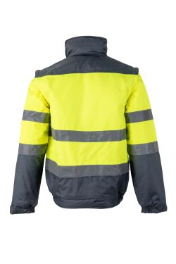 Cazadora acolchada bicolor AV