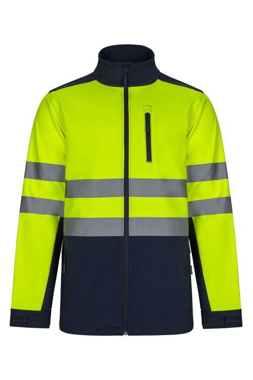 Cazadora soft shell bicolor AV