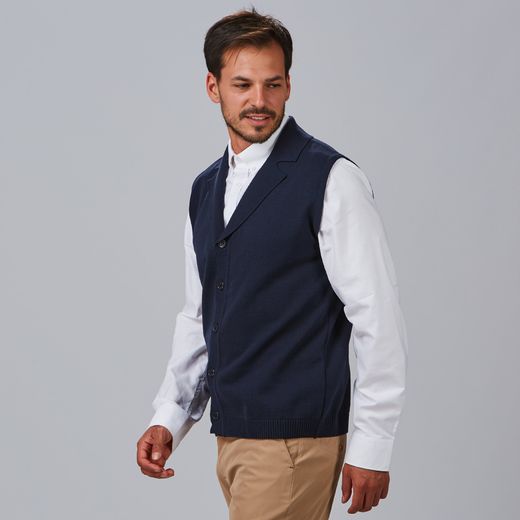 Chaleco abotonado hombre colores