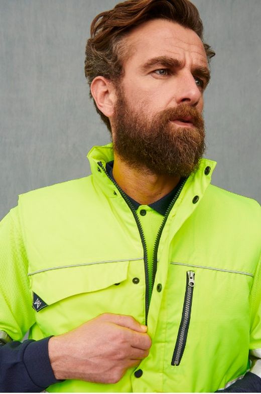 Chaleco Acolchado Alta Visibilidad