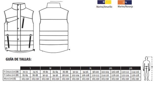 Chaleco Acolchado Alta Visibilidad