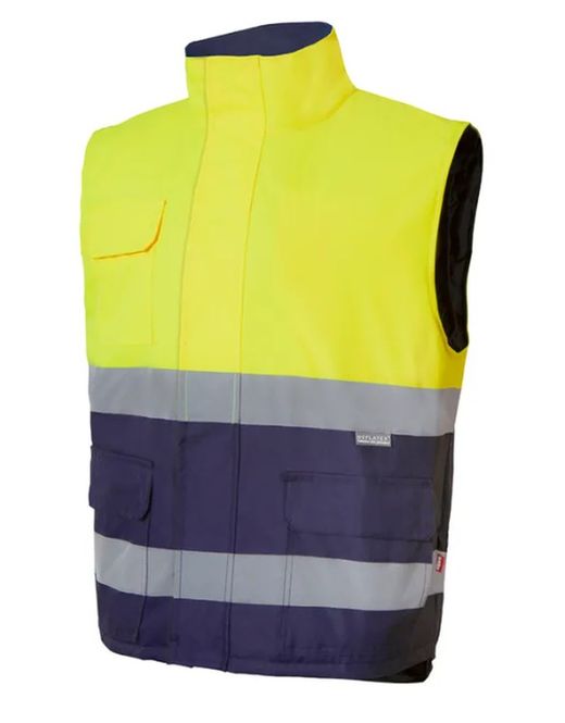 Chaleco acolchado AV amarillo o naranja