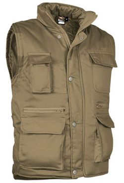 Chaleco acolchado multibolsillos varios colores