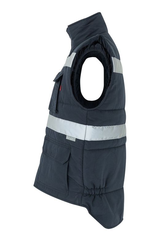 Chaleco acolchado multibolsillos con cintas