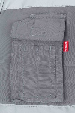 Chaleco acolchado multibolsillos con cintas