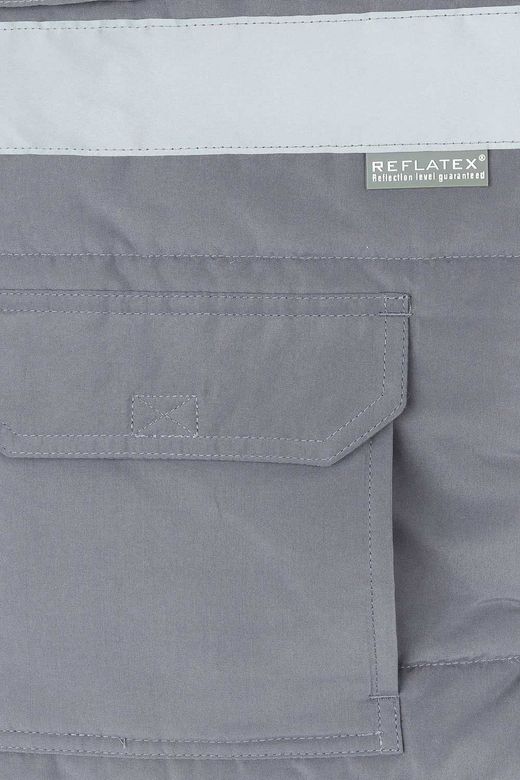 Chaleco acolchado multibolsillos con cintas
