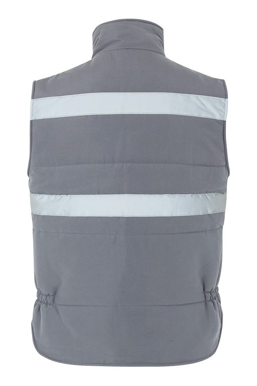 Chaleco acolchado multibolsillos con cintas