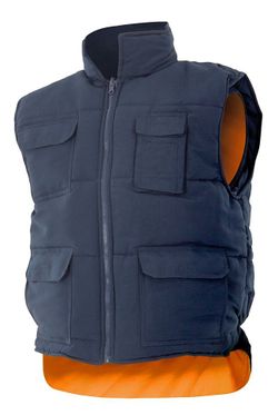 Chaleco acolchado reversible