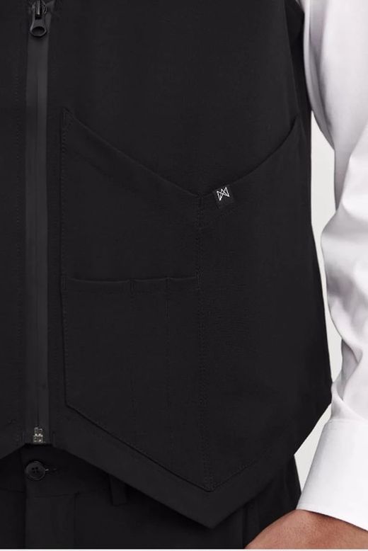 Chaleco Cremallera negro Hombre