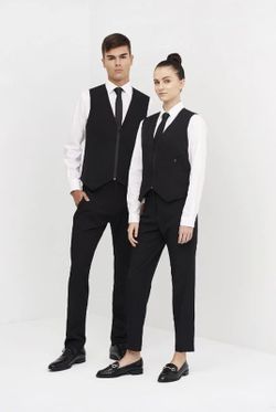 Chaleco Cremallera negro Hombre