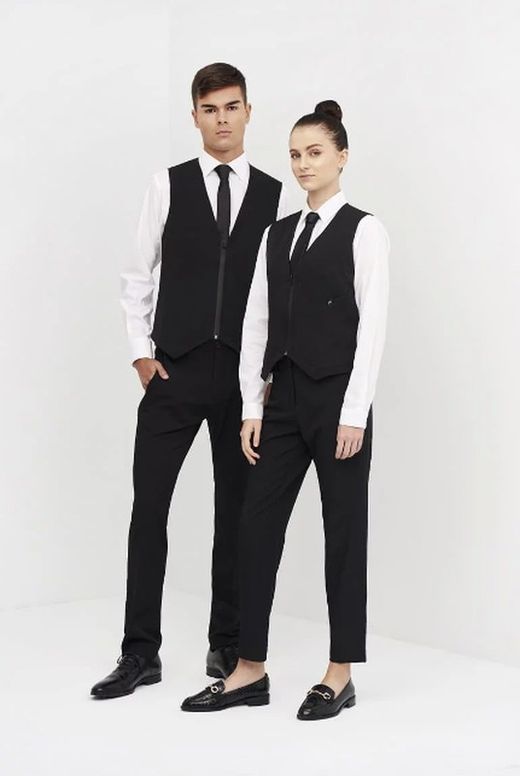 Chaleco Cremallera negro Hombre