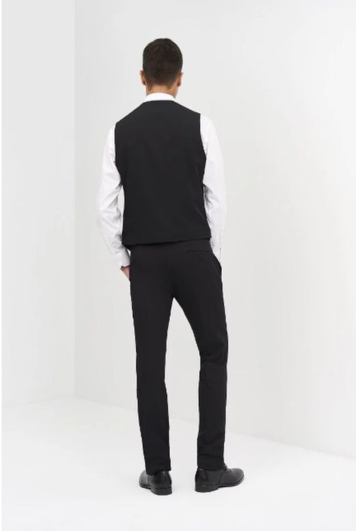 Chaleco Cremallera negro Hombre