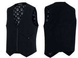 Chaleco Cremallera negro Hombre