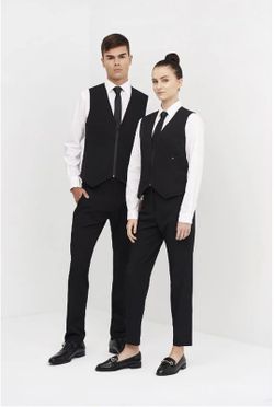 Chaleco Cremallera negro Mujer