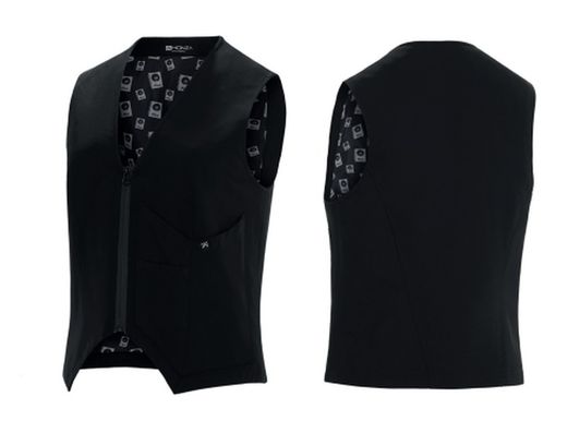 Chaleco Cremallera negro Mujer