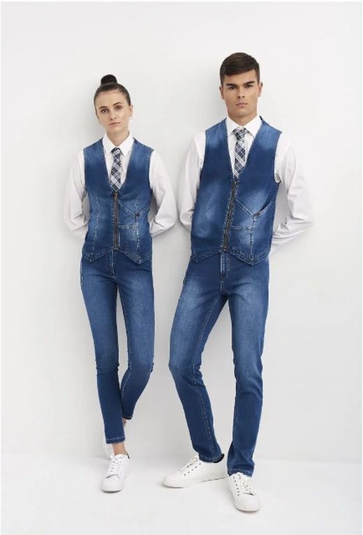 Chaleco Denim hombre