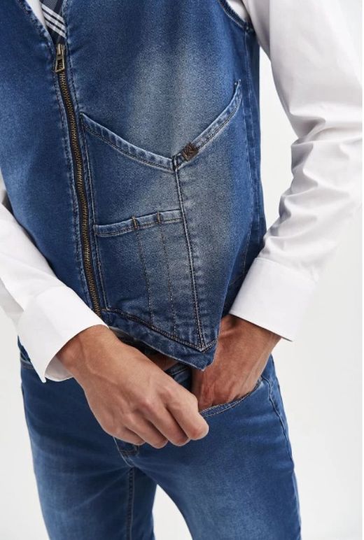 Chaleco Denim hombre