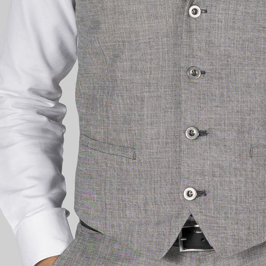 Chaleco hombre cuello solapa