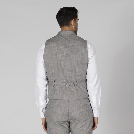 Chaleco hombre cuello solapa