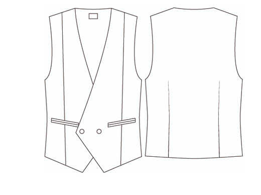 Chaleco hombre Pastor colores