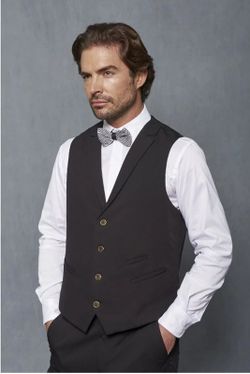 Gilet pour hommes à revers étroit