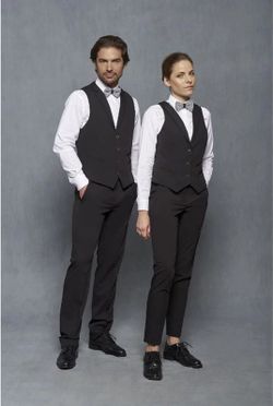 Gilet pour hommes à revers étroit