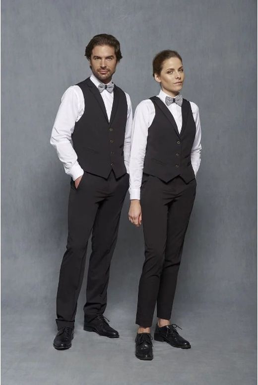 Gilet pour hommes à revers étroit
