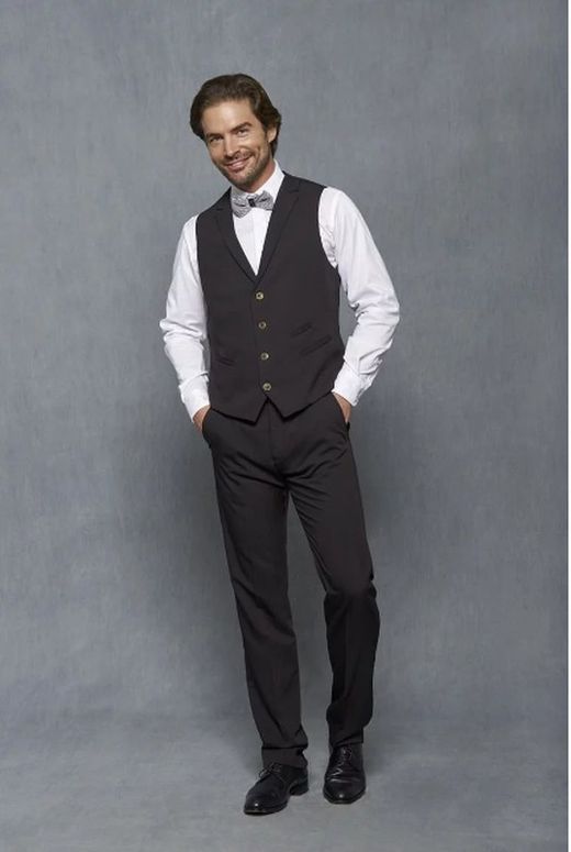 Gilet pour hommes à revers étroit
