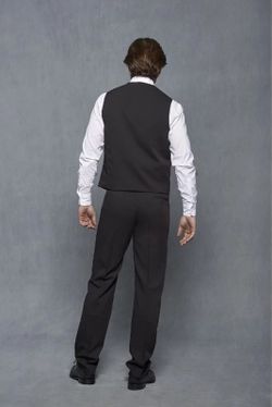 Gilet pour hommes à revers étroit