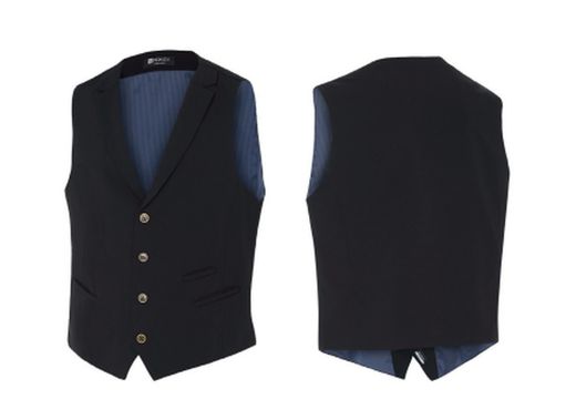 Gilet pour hommes à revers étroit