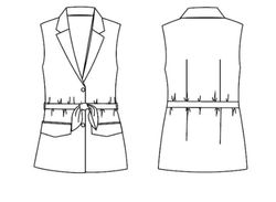 Chaleco mujer colores