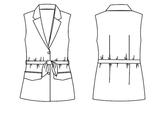 Chaleco mujer colores