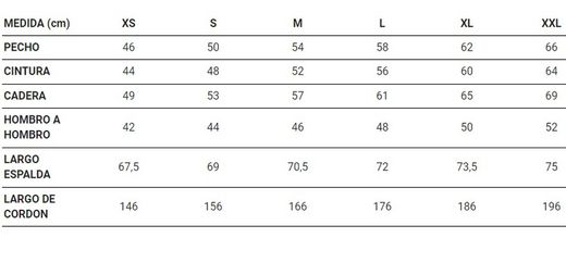 Chaleco mujer colores