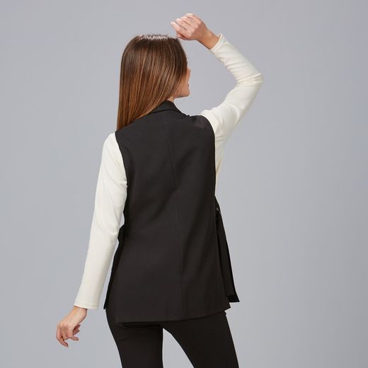 Chaleco mujer smoking Morera