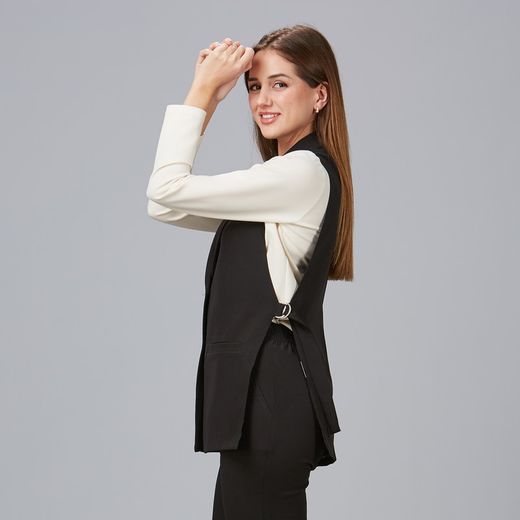 Chaleco mujer smoking Morera