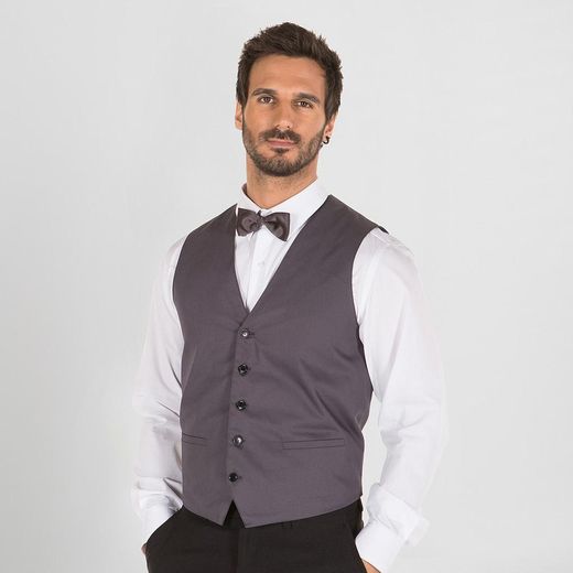 Chaleco para hombre gris o negro