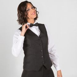 Chaleco para mujer gris o negro