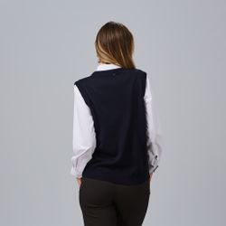 Chaleco pico mujer colores