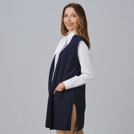 Chaleco punto mujer colores